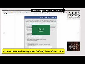 Excel Ch 3 Pause & Practice 3-1 Help - Paradise Lake Step-by-Step (SIMnet Project)