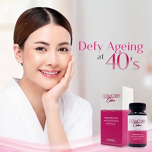When you reach the age of 40’s? A lot can happen in your skin. Signs of Ageing can be very visible It’s time to take beauty into your own hands! Now it's possible to be your own best beautiful… Introducing… Cosmo Skin Optima… It offers Beautiful Benefits in a single bottle! Formulated with the Higher Dose of Astaxanthin, Alpha Lipoic Acid and Vitamin E Helps renew your skin from within. Minimizes Wrinkles, Dark Spots, Dry and Dull Complexion We all know time stops for No one! And Every second is