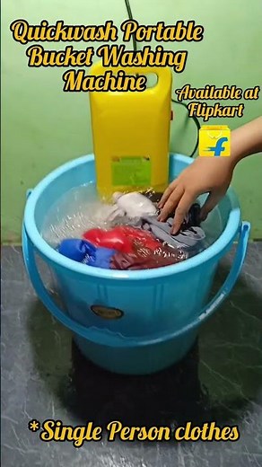 Quickwash Portable Handy Bucket Washing Machine//Make life Easier