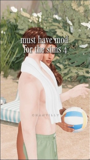must-have mod for sporty + romantic gameplay!🏐#sims4 #sims4mods #ts4