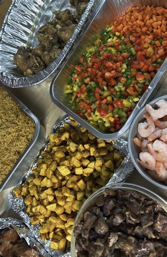 “Can i get turkey with my check-check “😩Yesss oo! Currently taking orders for the weekend, dm to order now!! 20% off to new customers!! #checkcheckfriedrice #checkcheckbirmingham #ghanaiantiktok #birmingham #foodtok