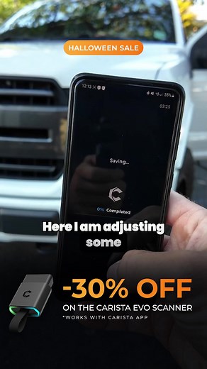 14K views · 4 comments |  Scarily Good Deal – 30% Off!  Unlock hidden features, run diagnostics, monitor live data & perform DIY service. Carista EVO is your ultimate car tool—now 30% off for Halloween! | Carista | Facebook