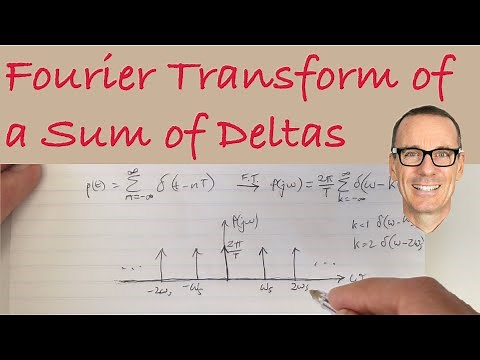 Fourier Transform of a Sum of Delta Functions