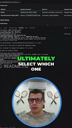 Databricks CLI Authentication: OAuth vs Personal Access Token
