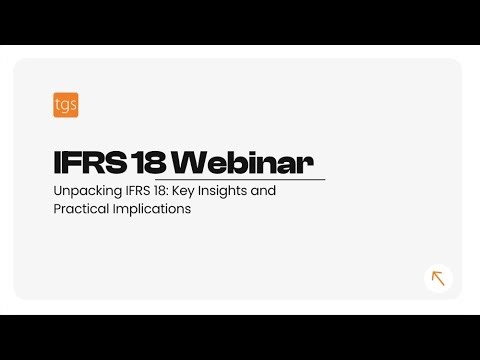 IFRS18 Presentation and Disclosure in Financial Statements