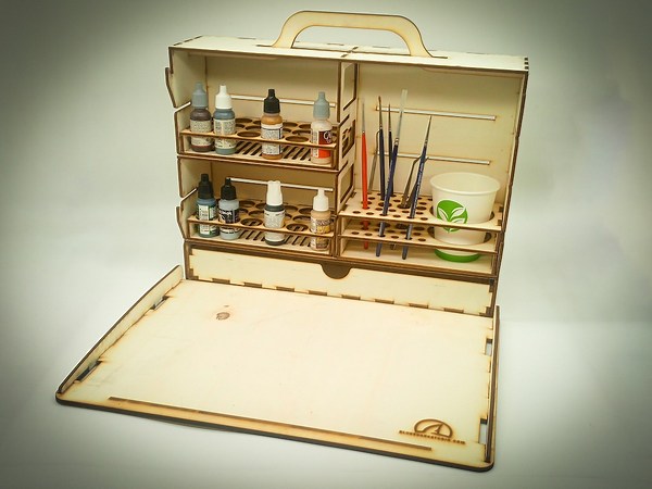 MEGA Portable Paint Station, Modular Shelves and Storage Compatible With GW, Citadel, Model Master, Vallejo and Army Painter and DIY - Etsy