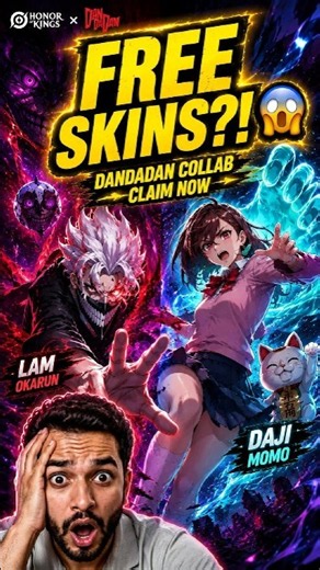 HOK x DANDADAN — Free Skins, Dragon Crystals & More! 😱