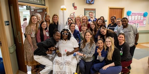 Here Comes the Bride: Couple marries at Sentara RMH