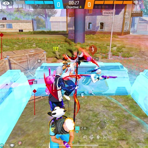Brain Hang Torture 😁 Team RH2 #fyp #teamrh2 #freefire