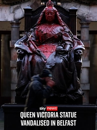 Queen Victoria Statue Vandalism in Belfast Hospital Grounds