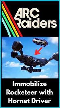 Immobilize Rocketeer FAST Using Hornet Driver Arc Raiders Guide