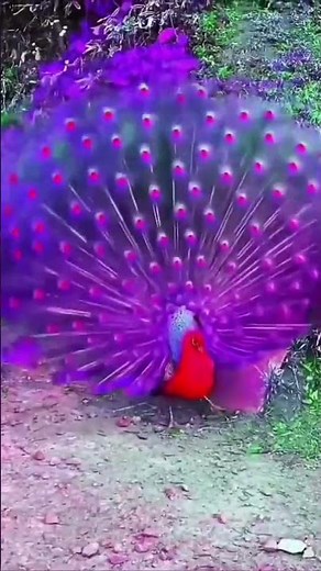 Majestic peacocks in full glory! Witness their vibrant dance of colors. #PeacockBeauty #NatureMagic