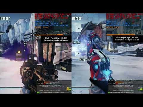 BL2 - PhysX VRR Test // No PPU // RX 9070XT and 9800X3D