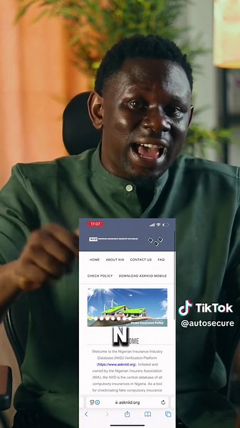 autosecure (@autosecure) - Think your car insurance is legit? The VIO will find out — and YES, they have every right to check. Fake insurance documents are everywhere, and that’s why VIOs, Police, and other agencies are cracking down. Here’s how to verify your insurance in just 3 quick steps: \t1.\tVisit askniid.org \t2.\tClick “Check Policy” \t3.\tEnter your vehicle type plate number Always carry your insurance! If you’re ever involved in an accident, it could save you a lot of trouble — and mo