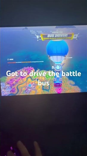 Got to drive the battle bus