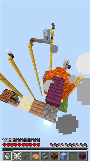 Surviving in Lucky Block Pillar PvP is BRUTAL!