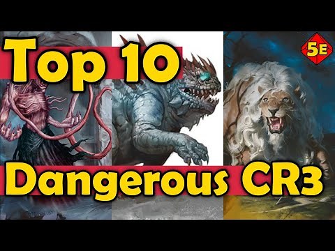Top 10 Dangerous CR 3 Creatures in DnD 5E