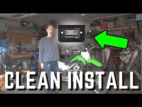 How To Install An Hour Meter On A Dirt Bike!