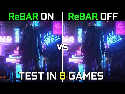 Nvidia Resizable BAR ON vs OFF | RTX 3050 | Test in 8 Games | 2022