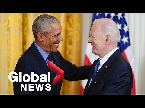 Obama back at White House as Biden signs executive order to improve Affordable Care Act | FULL