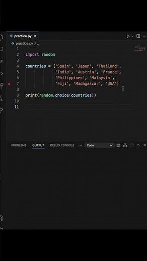 Random Choice in Python #python #learnpython