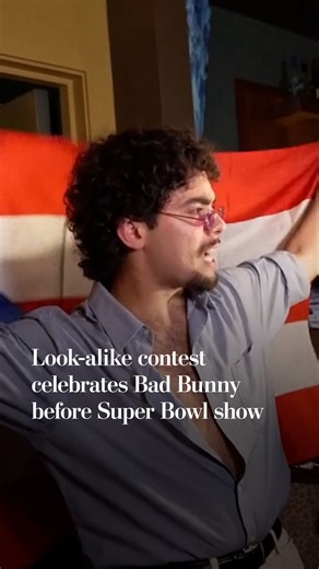 Look-alike contest celebrates Bad Bunny before Super Bowl