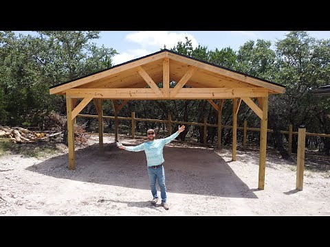 Building a 20x22ft Carport / Start to Finish