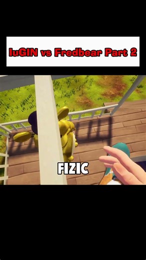 Fredbear vs IuGIN Part 2 #fnaf #helloneighbor #fredbear #fivenightsatfreddys
