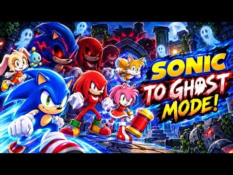 SONIC TO GHOST MODE! 😱 Sonic Characters Turning Into Scary Ghosts! 