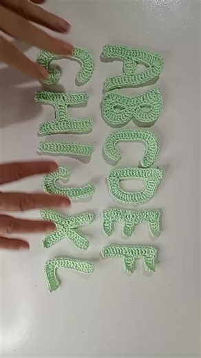 Tutorial de Letras do Alfabeto em Crochê