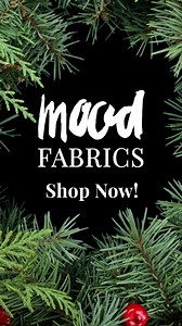 Make the holidays magical with Mood—whether you’re stitching the perfect gift or creating something special for yourself. Find the fabric that sparks joy! | Mood Designer Fabrics