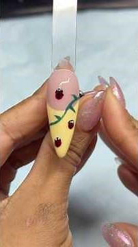 Ladybug tutorial🐞 #nails #tutorial #simplenails #nailtech #nailinspo #fypシ #voiceover #springnail
