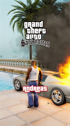 What If You Put a Burning Car in a Pool in GTA Games?