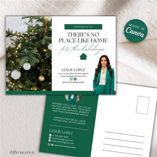 Holiday Tax Preparer Postcard Template | Christmas Tax Prep Flyer | Printable Marketing Card | Small Business Tax Services | Canva Editable - Etsy