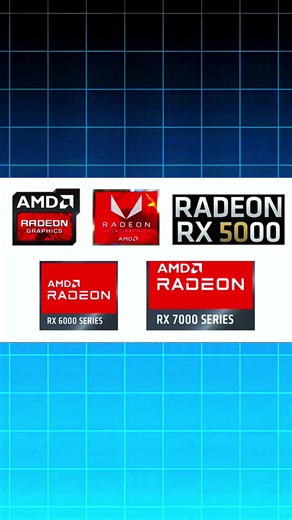 Every AMD GPU Explained Fast in 1 Short Video #computerparts #gpu #amd #gamers