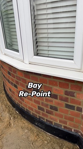 7.8K views · 4 comments | Here we go freshly pointed bay. I haven’t done pointing in ages and I got to say I absolutely loved it really enjoyed repointing this bay.  • • • • #pointing #brick #bricklayerssocialclub #bricklayinglife #brickwork #build #builder #builders #construction #constructionlife | Madden Builders | Facebook