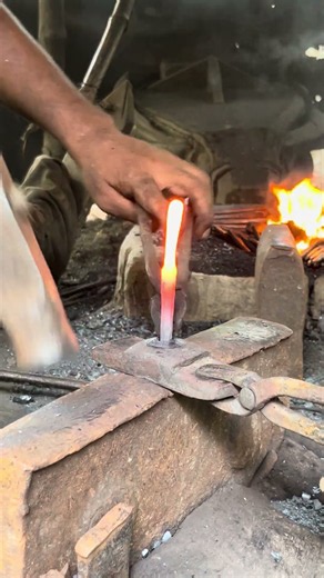 🔥 You Won’t Believe What He Made From This Red-Hot Iron!p #shorts
