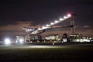 Solar-powered plane completes journey across Pacific Ocean