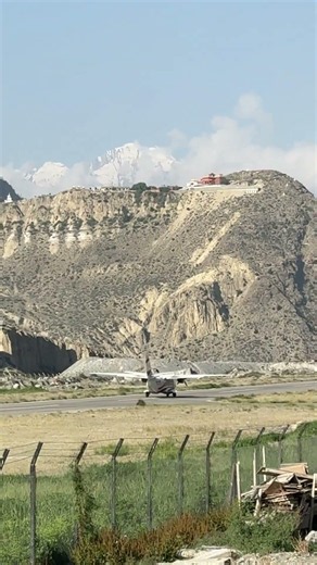 From Jomsom airport ready to fly back to Pokhara 🏔️ #nepaltourismboard #explorenepal #nepalholiday