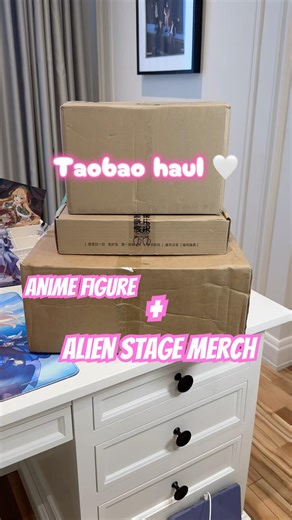 Taobao haul🩷 #unboxing #animefigure #alienstage