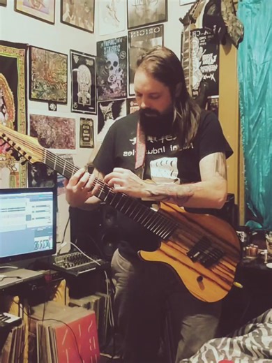 #recording #deathmetal #guitar #8stringguitar #cybergrind