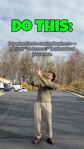 If you snore, listen for THIS…
