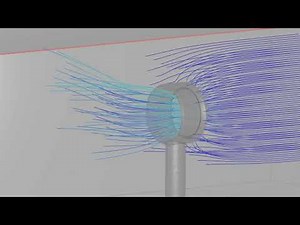Airflow Through a Dyson Bladeless Fan