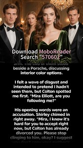 Due to my family's expectations and obligations, I married Colton in place of my half-sister, Shirley. Eight years later, Shirley, who avoided an arranged marriage, returned to the country, and my husband Colton asked for a divorce. 👉🏻 https://eng.moboreader.com/18w4Kz/570602 ✨Download the MoboReader app. 👉copy the code [570602] and search it. #moboreader #goodnovelstories #BetrayalStory #cheating #revange #revangestory #marriage #reading #novelas | Jared DeFeo Matthew