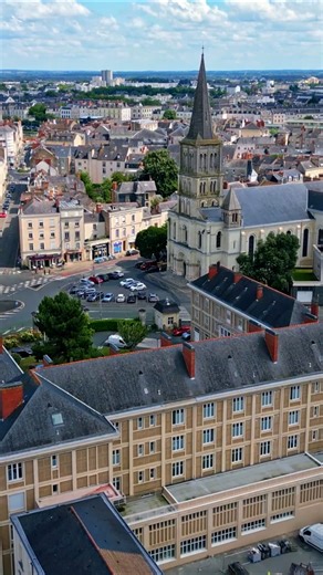 Angers, France: A drone's view of Anjou's jewel