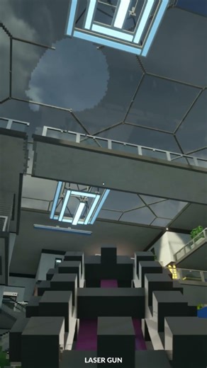 Cutting a Bridge with a Laser #shorts #voxel
