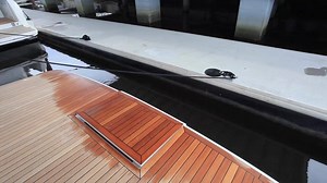 MARITIMO // SWIM STEPS With the option of hydraulic swim steps, ensure you fully enjoy your Maritimo adventures both in and out of the water. #Maritimo #OceansApart | Maritimo