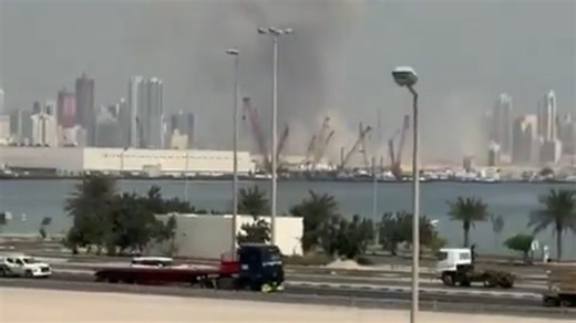 Iran strikes US military base in Bahrain as explosions heard across Gulf states