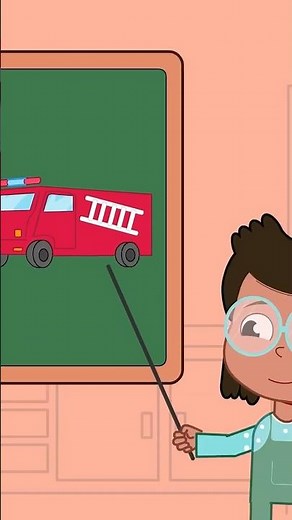 What's Inside a Fire Truck? 🚒 Vehicles for Kids | EMoMee #kidslearning #shorts