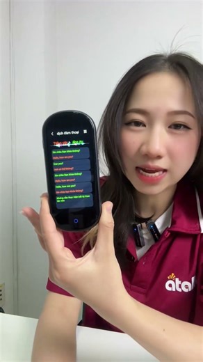 MÁY PHIÊN DỊCH NGOẠI NGỮ CAO CẤP ATALK PLUS+ PHIÊN DỊCH KHÔNG CẦN BẤM KHÔNG CẦN CHẠM